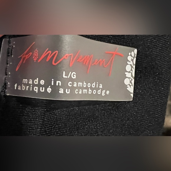 FP Movement by Free People - NWT - Large - Pink and Black Sports Bra - Picture 5 of 8